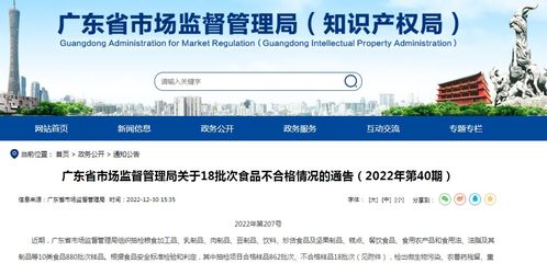 廣東省市場監管局抽檢食用農產品109批次 不合格6批次